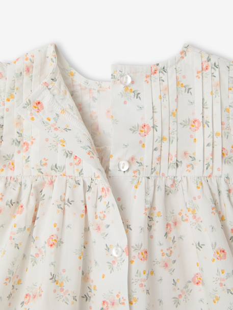 Robe manches courtes fille bébé écru 5 - vertbaudet enfant 
