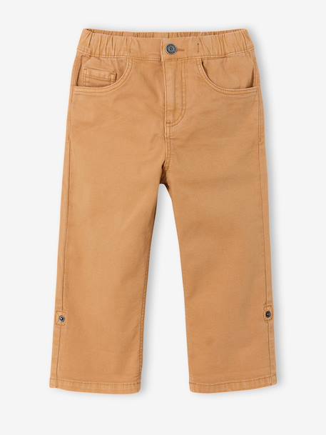 Pantacourt garçon marine+noix de pécan 7 - vertbaudet enfant 