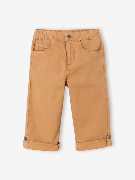 Pantacourt garçon marine+noix de pécan 8 - vertbaudet enfant 