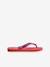 Tongs enfant Brasil logo HAVAÏANAS corail+encre+marine/weiß 3 - vertbaudet enfant 