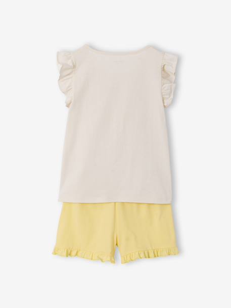 Lot 2 pyjashort manches courtes jaune pâle 8 - vertbaudet enfant 