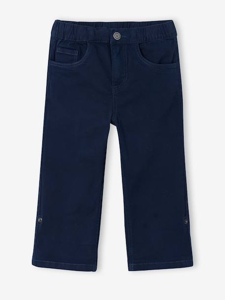 Pantacourt garçon marine+noix de pécan 2 - vertbaudet enfant 