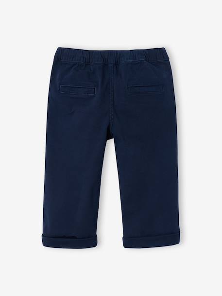 Pantacourt garçon marine+noix de pécan 3 - vertbaudet enfant 