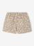 Short twill fille écru+vert sauge 2 - vertbaudet enfant 
