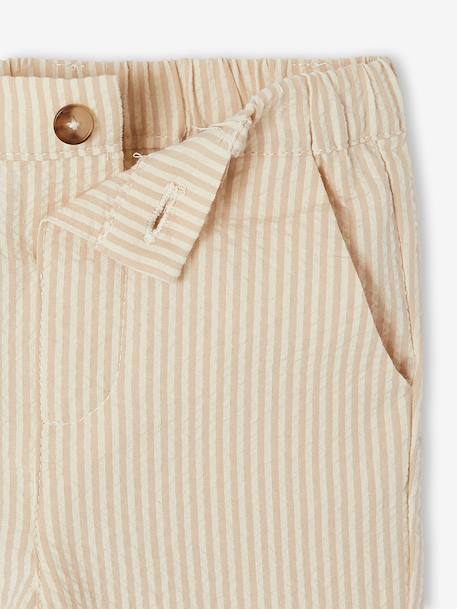 Pantalon bébé garçon taille élastiquée beige 3 - vertbaudet enfant 