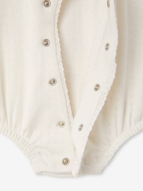 Lot 2 combishorts bébé fille écru 5 - vertbaudet enfant 