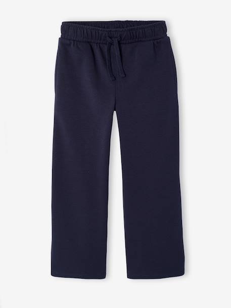 Pantalon jogging garçon large marine 1 - vertbaudet enfant 
