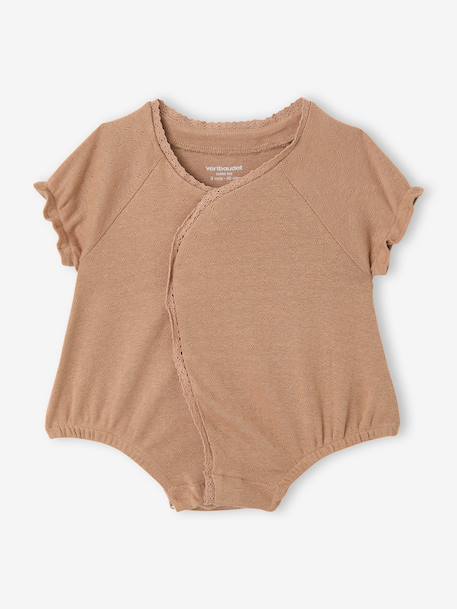 Lot 2 combishorts bébé fille écru 3 - vertbaudet enfant 