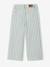 Pantalon fille rayé vert sauge 5 - vertbaudet enfant 