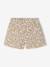 Short twill fille écru+vert sauge 1 - vertbaudet enfant 