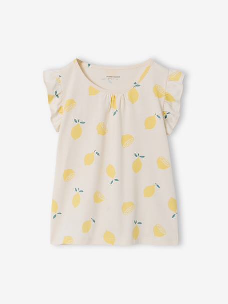 Lot 2 pyjashort manches courtes jaune pâle 6 - vertbaudet enfant 