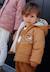 Doudoune bébé intérieur polaire avec capuche lamascotte Camel 1 - vertbaudet enfant 