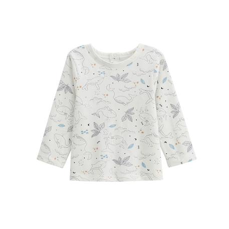 Ensemble salopette bébé en coton matelassé et t-shirt petite balade Bleu 4 - vertbaudet enfant 