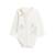 Lot de 2 bodies bébé manches longues ouverture croisée perle Ecru 6 - vertbaudet enfant 