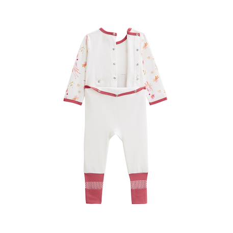 Pyjama bébé à pieds retroussables fiesta Terracotta 5 - vertbaudet enfant 