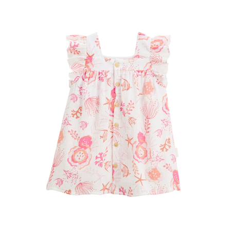 Robe en gaze de coton bahamas Ecru 3 - vertbaudet enfant 