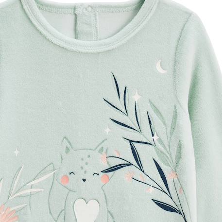Lot de 2 pyjamas bébé en velours dina Bleu 5 - vertbaudet enfant 
