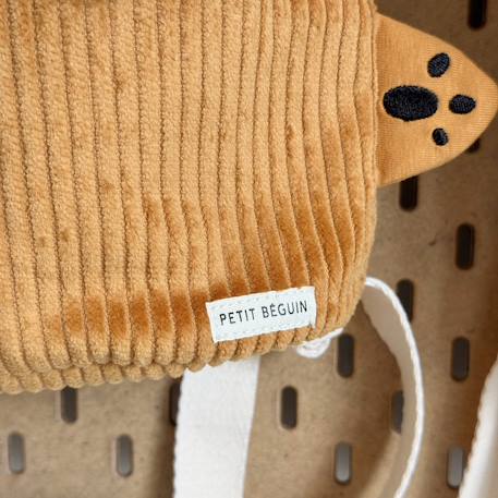 Sac à dos enfant en velours côtelé charly Marron 6 - vertbaudet enfant 