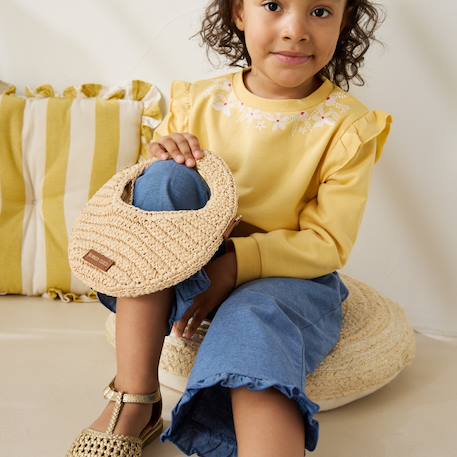 Sweat-shirt enfant camila Jaune 6 - vertbaudet enfant 