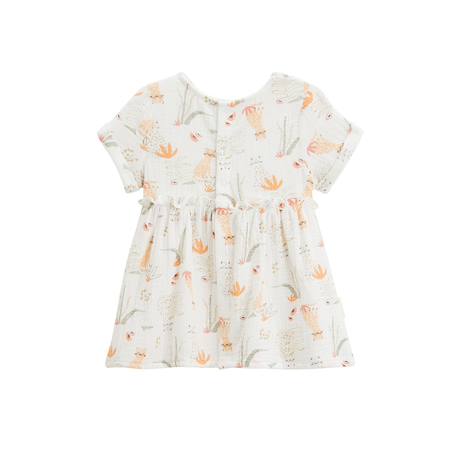 Robe bébé en gaze de coton sierra Ecru 3 - vertbaudet enfant 