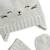 Bonnet bébé et moufles en tricot esmée Gris 3 - vertbaudet enfant 
