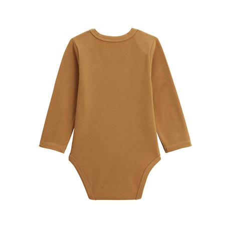 Lot de 3 bodies bébé manches longues constellation Camel 4 - vertbaudet enfant 