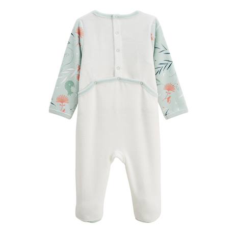Lot de 2 pyjamas bébé en velours dina Bleu 3 - vertbaudet enfant 
