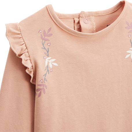 T-shirt bébé manches longues matcha Rose 4 - vertbaudet enfant 