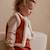 Gilet réversible bébé en velours côtelé manouk Orange 5 - vertbaudet enfant 