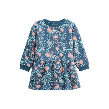 Robe enfant en molleton dina Bleu 2 - vertbaudet enfant 