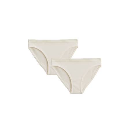Lot de 2 culottes fille écrues saeva Ecru 2 - vertbaudet enfant 