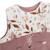 Turbulette d'hiver en velours avec pieds retroussables sora Prune 4 - vertbaudet enfant 