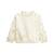 Sweat-shirt enfant en molleton lison Ecru 2 - vertbaudet enfant 