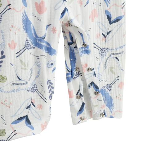 Combinaison bébé en gaze de coton tiana Ecru 4 - vertbaudet enfant 