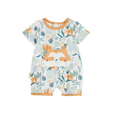 Barboteuse bébé baroudeur Ecru 2 - vertbaudet enfant 