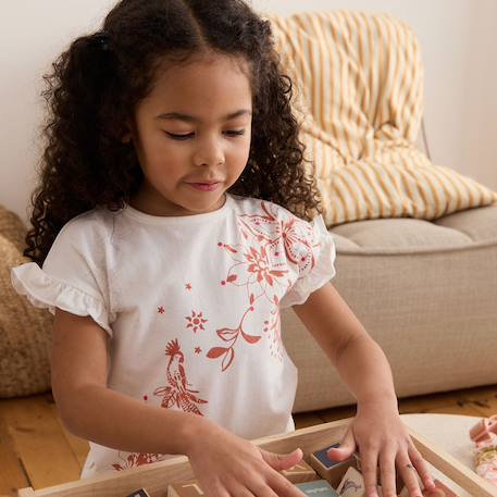 T-shirt enfant fiesta Ecru 5 - vertbaudet enfant 