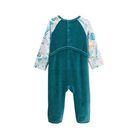 Pyjama bébé en velours roméo Bleu 5 - vertbaudet enfant 