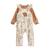 Ensemble salopette bébé en molleton et t-shirt chincha Ecru 2 - vertbaudet enfant 