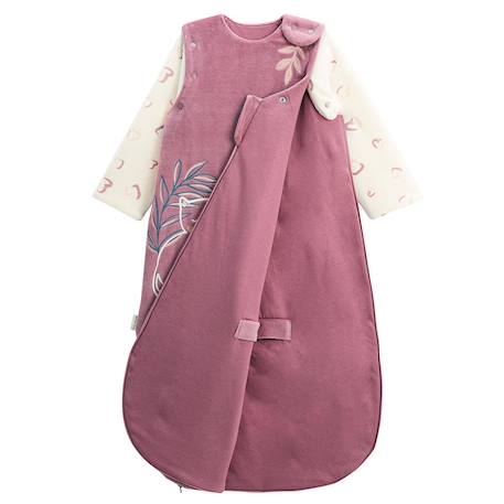 Gigoteuse siège auto tog 3 en velours avec manches amovibles matcha Rose 4 - vertbaudet enfant 