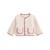 Veste bébé en sherpa matcha Rose 2 - vertbaudet enfant 