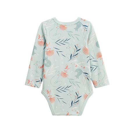 Lot de 2 bodies bébé manches longues dina Bleu 4 - vertbaudet enfant 