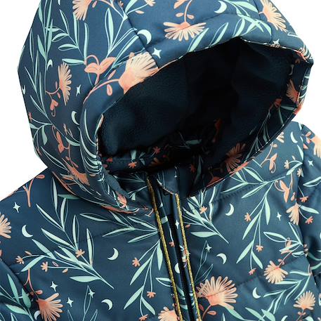 Doudoune enfant imperméable doublée polaire avec capuche dina Bleu 5 - vertbaudet enfant 