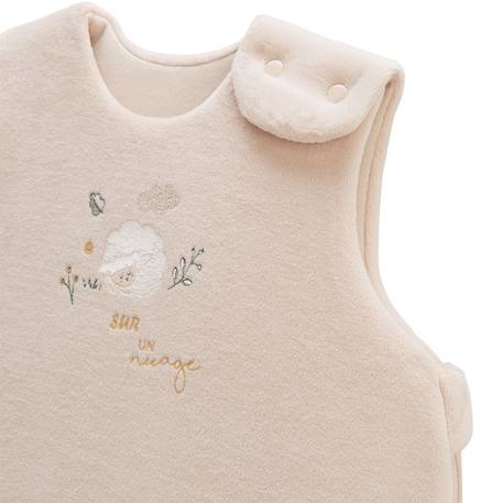 Gigoteuse d'hiver en velours câlins Ecru 5 - vertbaudet enfant 