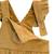 Salopette bébé en velours côtelé swan Ocre 4 - vertbaudet enfant 