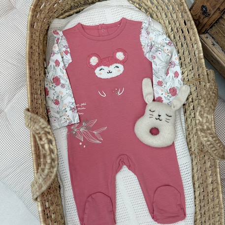 Pyjama bébé anaelle Rose 6 - vertbaudet enfant 