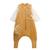 Turbulette tog2 en velours avec pieds retroussables et manches amovibles swan Ocre 2 - vertbaudet enfant 