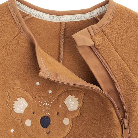 Surpyjama bébé en polaire constellation Camel 4 - vertbaudet enfant 