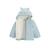 Doudoune bébé intérieur polaire avec capuche alma Bleu 4 - vertbaudet enfant 