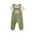 Ensemble salopette bébé et t-shirt gabin Vert 2 - vertbaudet enfant 
