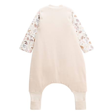 Turbulette d'hiver en velours avec pieds retroussables et manches amovibles chincha Rose 3 - vertbaudet enfant 